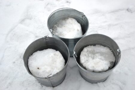 Melting Snow for Water